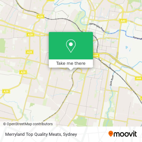 Merryland Top Quality Meats map