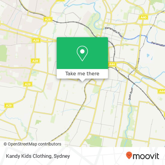 Kandy Kids Clothing, 194 Merrylands Rd Merrylands NSW 2160 map