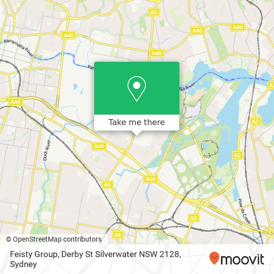 Feisty Group, Derby St Silverwater NSW 2128 map