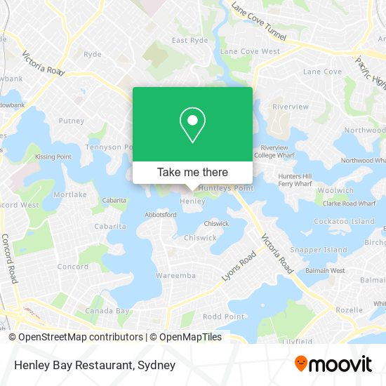 Henley Bay Restaurant map