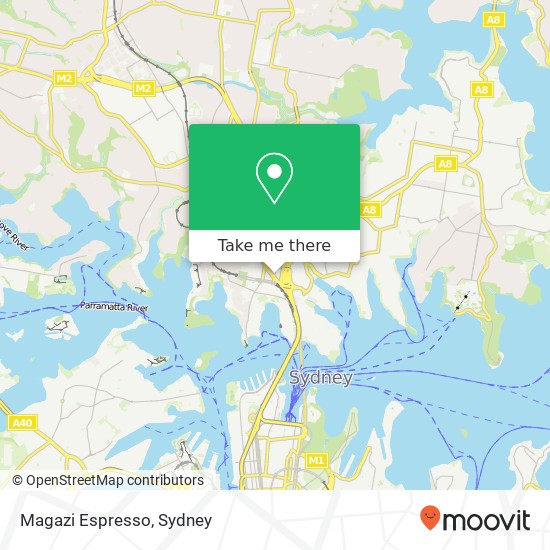 Magazi Espresso, 53 Walker St North Sydney NSW 2060 map