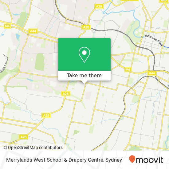 Merrylands West School & Drapery Centre, 9 Sherwood Rd Merrylands West NSW 2160 map