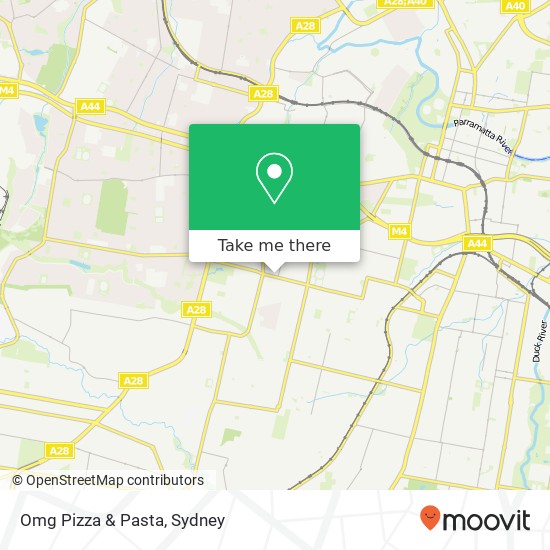 Omg Pizza & Pasta, 459 Merrylands Rd Merrylands NSW 2160 map