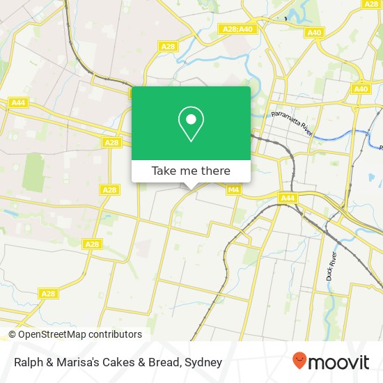 Ralph & Marisa's Cakes & Bread, 10G Hilltop Rd Merrylands NSW 2160 map