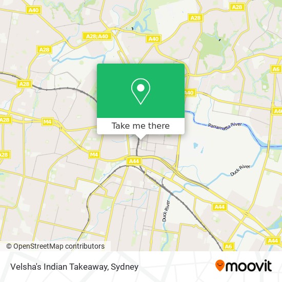 Mapa Velsha's Indian Takeaway