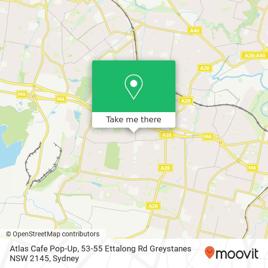 Atlas Cafe Pop-Up, 53-55 Ettalong Rd Greystanes NSW 2145 map