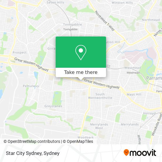 Star City Sydney map