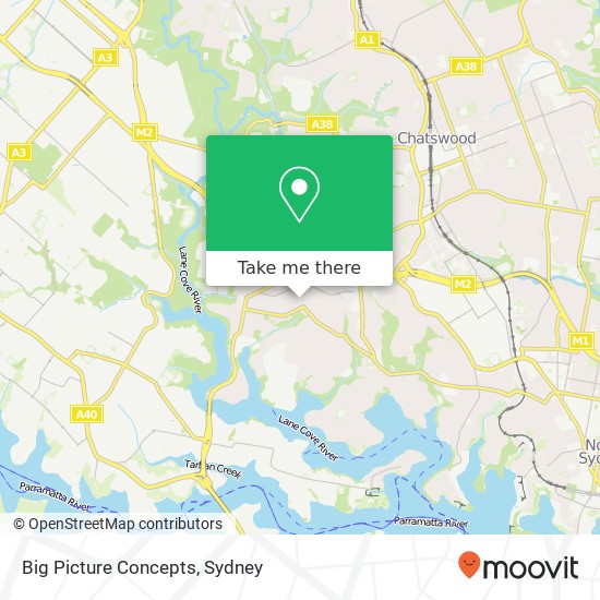 Big Picture Concepts, 3 Howell Ave Lane Cove NSW 2066 map