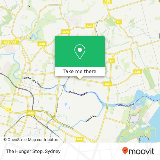 The Hunger Stop, 285 Victoria Rd Rydalmere NSW 2116 map