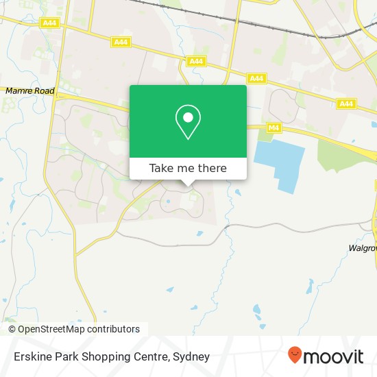 Erskine Park Shopping Centre map