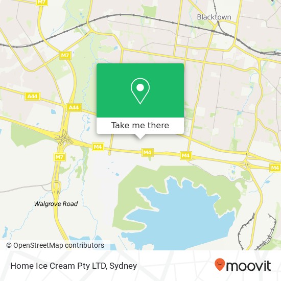 Mapa Home Ice Cream Pty LTD, 3 Ford St Huntingwood NSW 2148