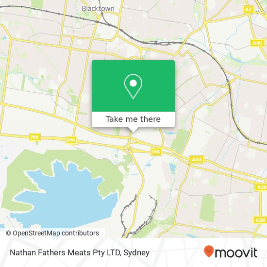 Mapa Nathan Fathers Meats Pty LTD, 29 Stoddart Rd Prospect NSW 2148