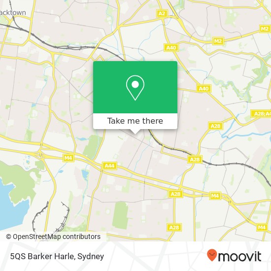 5QS Barker Harle, 5 Tungarra Rd Girraween NSW 2145 map