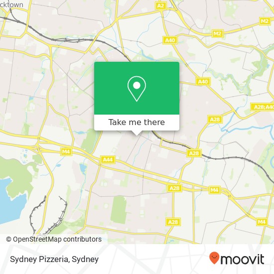 Sydney Pizzeria, Maunder Ave Girraween NSW 2145 map