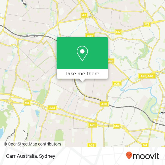 Mapa Carr Australia, 1 Spireton Pl Pendle Hill NSW 2145