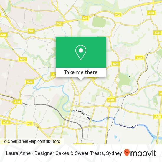 Laura Anne - Designer Cakes & Sweet Treats, 12 Mary St North Parramatta NSW 2151 map