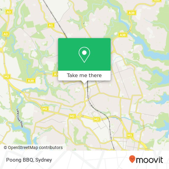 Poong BBQ, 501 Victoria Ave Chatswood NSW 2067 map