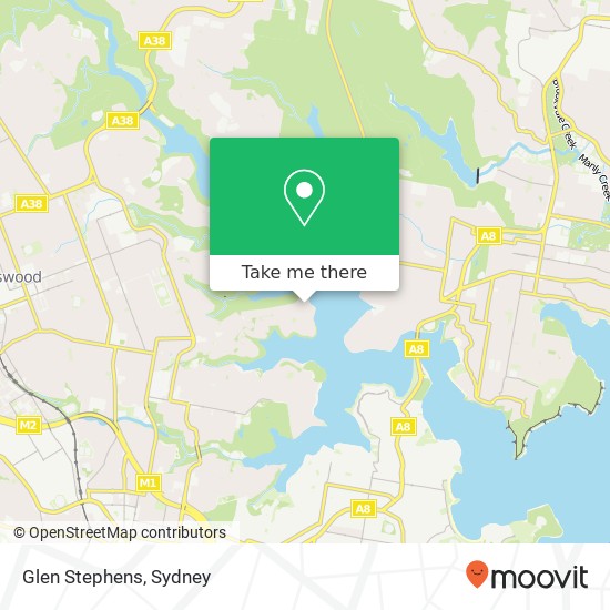 Glen Stephens, 4 The Tor Walk Castlecrag NSW 2068 map