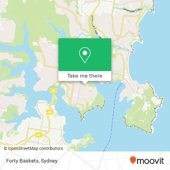 Forty Baskets, Condamine St Balgowlah NSW 2093 map