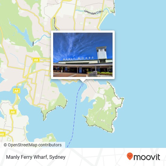 Manly Ferry Wharf, Manly NSW 2095 map