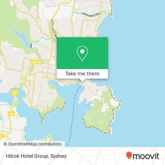 Hilrok Hotel Group, The Corso Manly NSW 2095 map