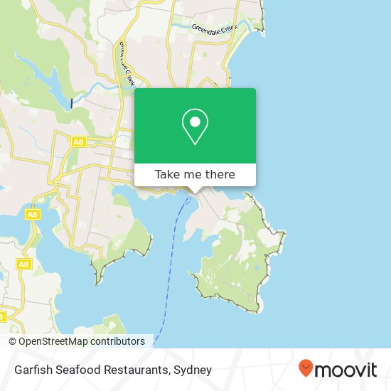 Garfish Seafood Restaurants, 39 East Espl Manly NSW 2095 map