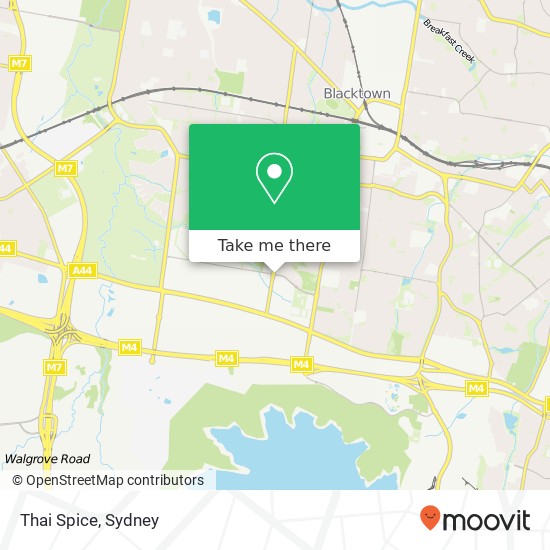 Thai Spice, Holbeche Rd Blacktown NSW 2148 map