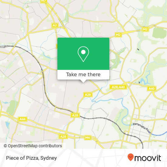 Piece of Pizza, Emma Cres Constitution Hill NSW 2145 map