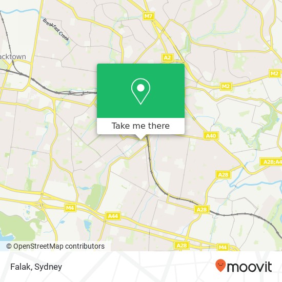 Falak, 17-19 Aurelia St Toongabbie NSW 2146 map