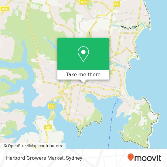 Mapa Harbord Growers Market, Condamine St Balgowlah NSW 2093