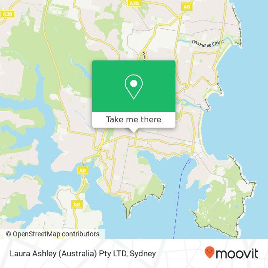 Mapa Laura Ashley (Australia) Pty LTD, 197 Condamine St Balgowlah NSW 2093