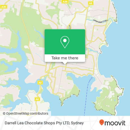 Darrell Lea Chocolate Shops Pty LTD, 215 Condamine St Balgowlah NSW 2093 map