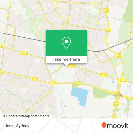 Mapa Jeski, Sterling Rd Minchinbury NSW 2770