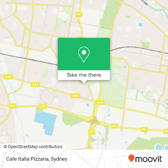 Cafe Italia Pizzaria, 15 Evans Rd Rooty Hill NSW 2766 map