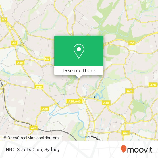 NBC Sports Club map