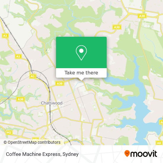 Coffee Machine Express map