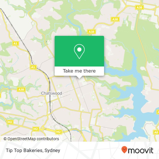Tip Top Bakeries, 51-53 Alleyne St Chatswood NSW 2067 map