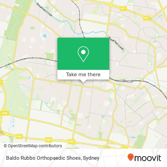 Baldo Rubbo Orthopaedic Shoes, 70 Balmoral St Blacktown NSW 2148 map