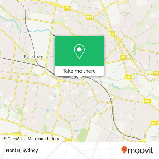 Noni B, Seven Hills NSW 2147 map