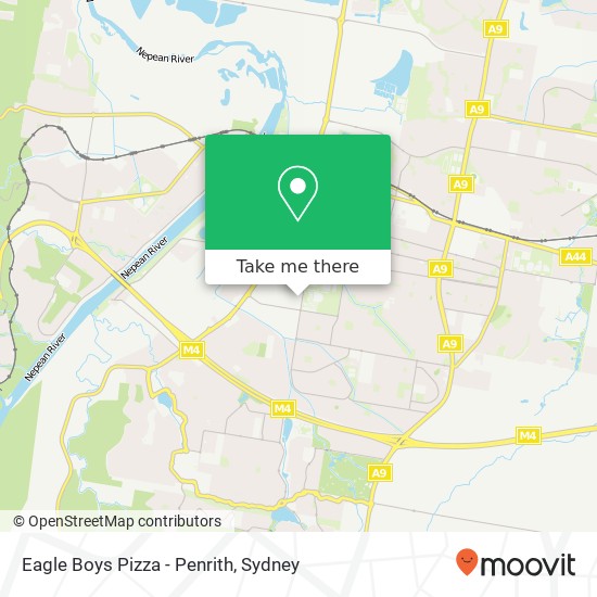 Eagle Boys Pizza - Penrith, 49-51 York Rd Jamisontown NSW 2750 map