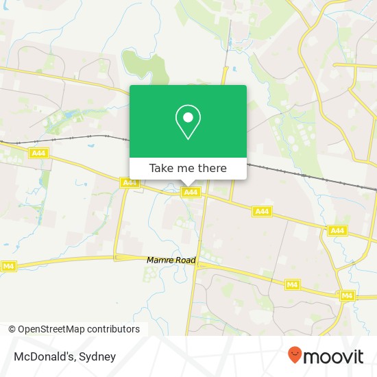 McDonald's, Gabriels Ln St Marys NSW 2760 map