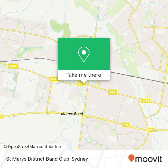 St Marys District Band Club, 411 Great Western Hwy St Marys NSW 2760 map