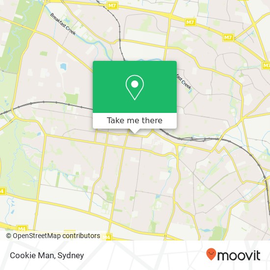 Cookie Man, Patrick St Blacktown NSW 2148 map