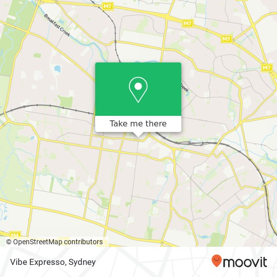 Vibe Expresso, Flushcombe Rd Blacktown NSW 2148 map