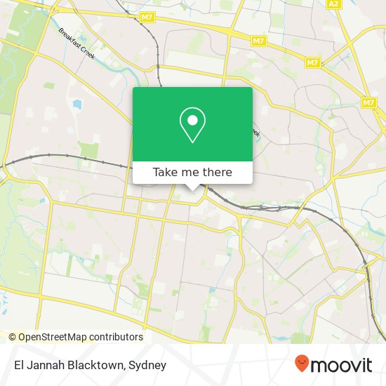 Mapa El Jannah Blacktown, Civic Ln Blacktown NSW 2148