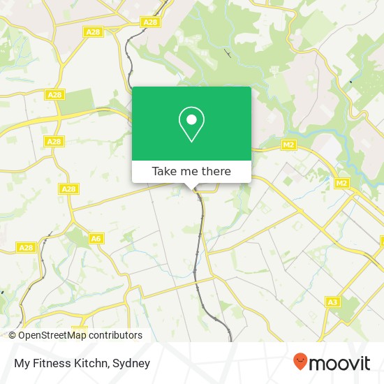 My Fitness Kitchn, 3 Bridge St Epping NSW 2121 map