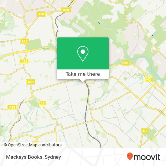 Mackays Books map