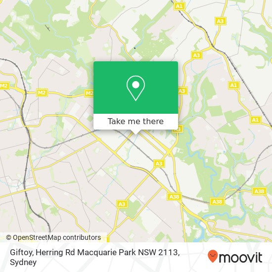 Giftoy, Herring Rd Macquarie Park NSW 2113 map