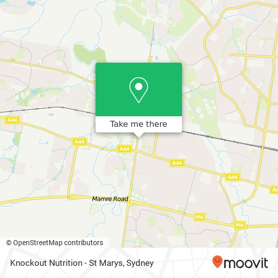 Knockout Nutrition - St Marys, 136 Queen St St Marys NSW 2760 map