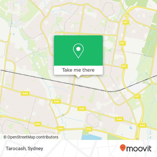 Mapa Tarocash, Mount Druitt NSW 2770